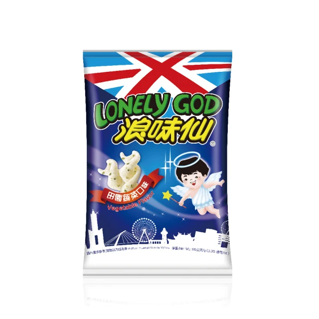 【旺旺】LONELY GOD 浪味仙 田園蔬菜組合包 96g/包(經典洋芋餅乾) 歷史價格詳細信息