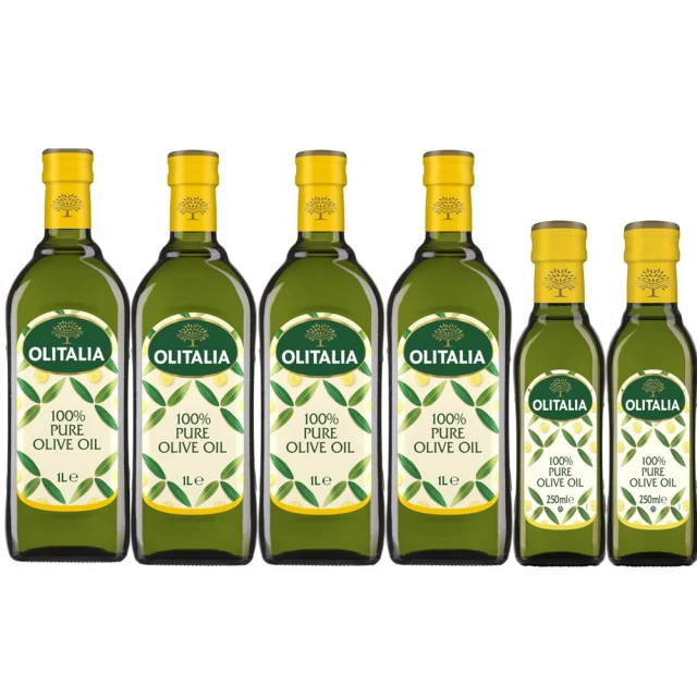 【Olitalia 奧利塔】純橄欖油1000mlx4瓶(+玄米油500mlx2瓶-禮盒組) 歷史價格詳細信息