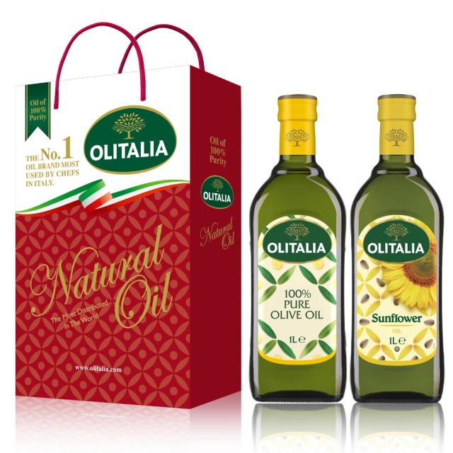 【Olitalia 奧利塔】純橄欖油+葵花油禮盒組(1000mlx2瓶) 價格比較,價格查詢,歷史價格詳細信息