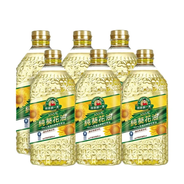 【得意的一天】100%葵花油2L*6瓶 價格比較,價格查詢,歷史價格詳細信息