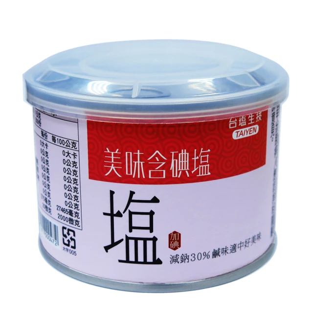 台鹽美味含碘鹽 600g  【大潤發】 歷史價格詳細信息
