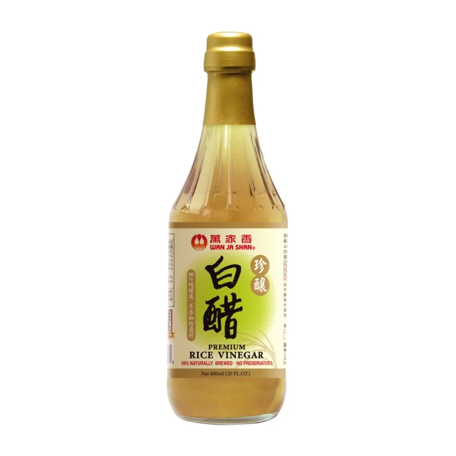 萬家香 珍釀白醋(600ml) 100%純釀造 無防腐劑  現貨 蝦皮直送 歷史價格詳細信息