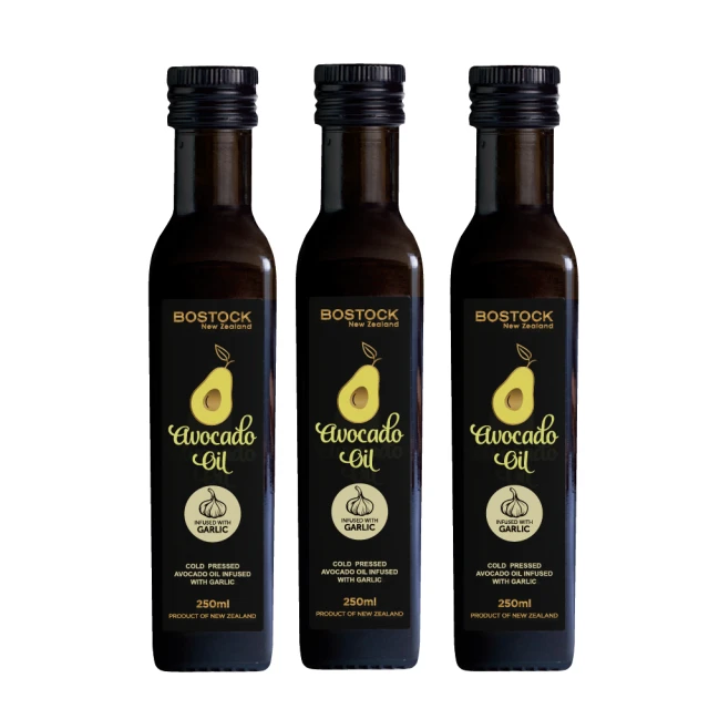 【壽滿趣- Bostock】紐西蘭頂級冷壓初榨酪梨油x2+蒜香風味酪梨油x1(250ml x3) 歷史價格詳細信息