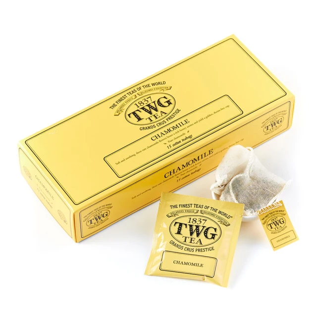【TWG Tea】手工純棉茶包 洋甘菊茶 15包/盒(Chamomile ;南方國寶茶) 歷史價格詳細信息