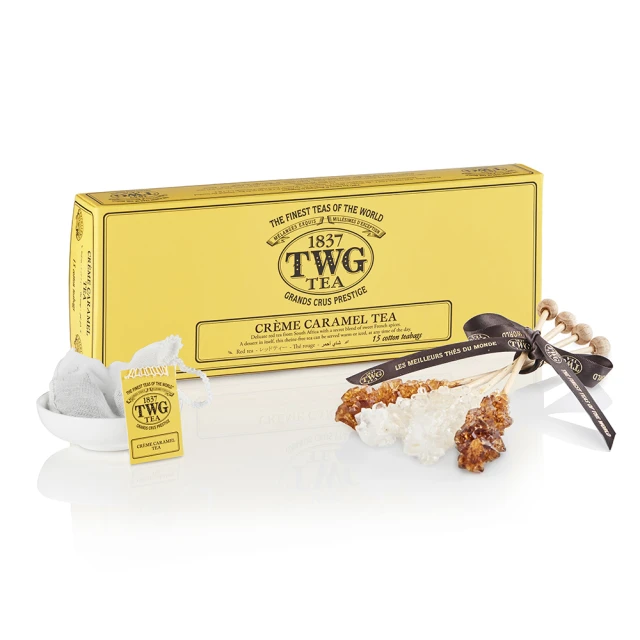 【TWG Tea】焦糖奶油紅茶包禮物組(焦糖奶油 南非國寶茶 15包/盒+茶碟+茶棒糖) 歷史價格詳細信息