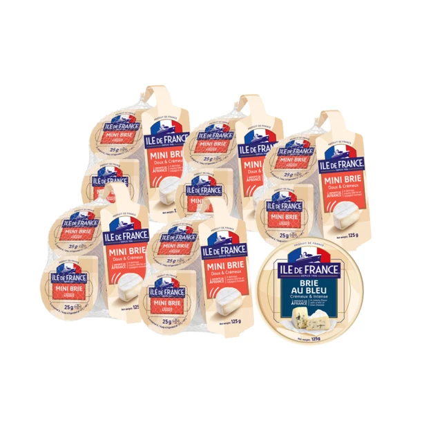【ILE DE FRANCE 法蘭希】法國 進口乾酪8件組(卡門貝爾*2+布里*2+迷你布里*2+蔚藍海岸+普羅旺斯) 歷史價格詳細信息
