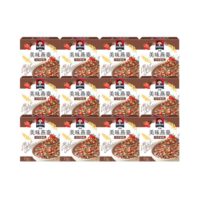 【QUAKER 桂格】桂格美味燕麥-兩種口味任選(水果優格/可可鮮莓) 歷史價格詳細信息
