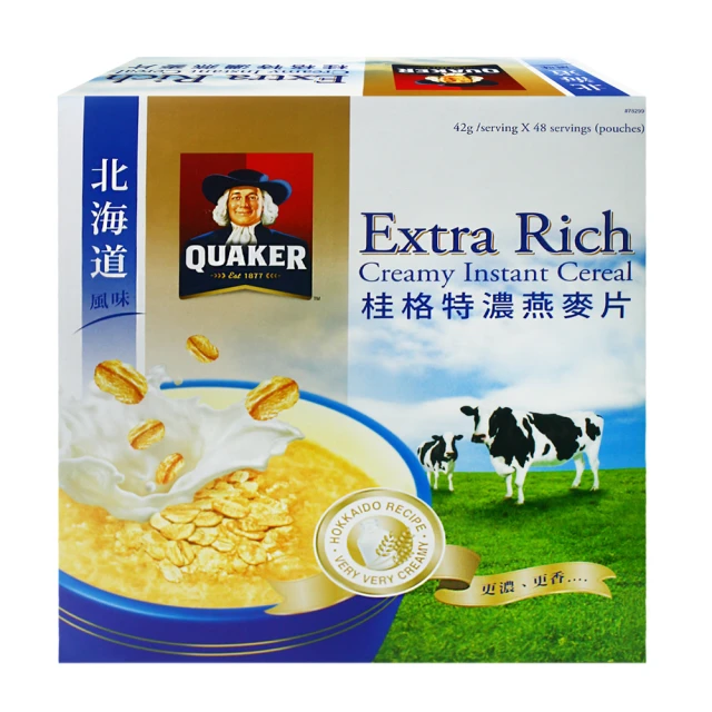 【美式賣場】QUAKER 桂格 經典大燕麥片(3000gx1盒) 歷史價格詳細信息