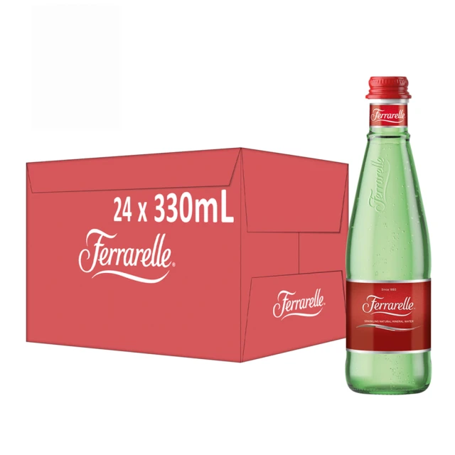 Ferrarelle法拉蕊 氣泡天然礦泉水(玻璃瓶330ml/單瓶)┃官方直營 歷史價格詳細信息