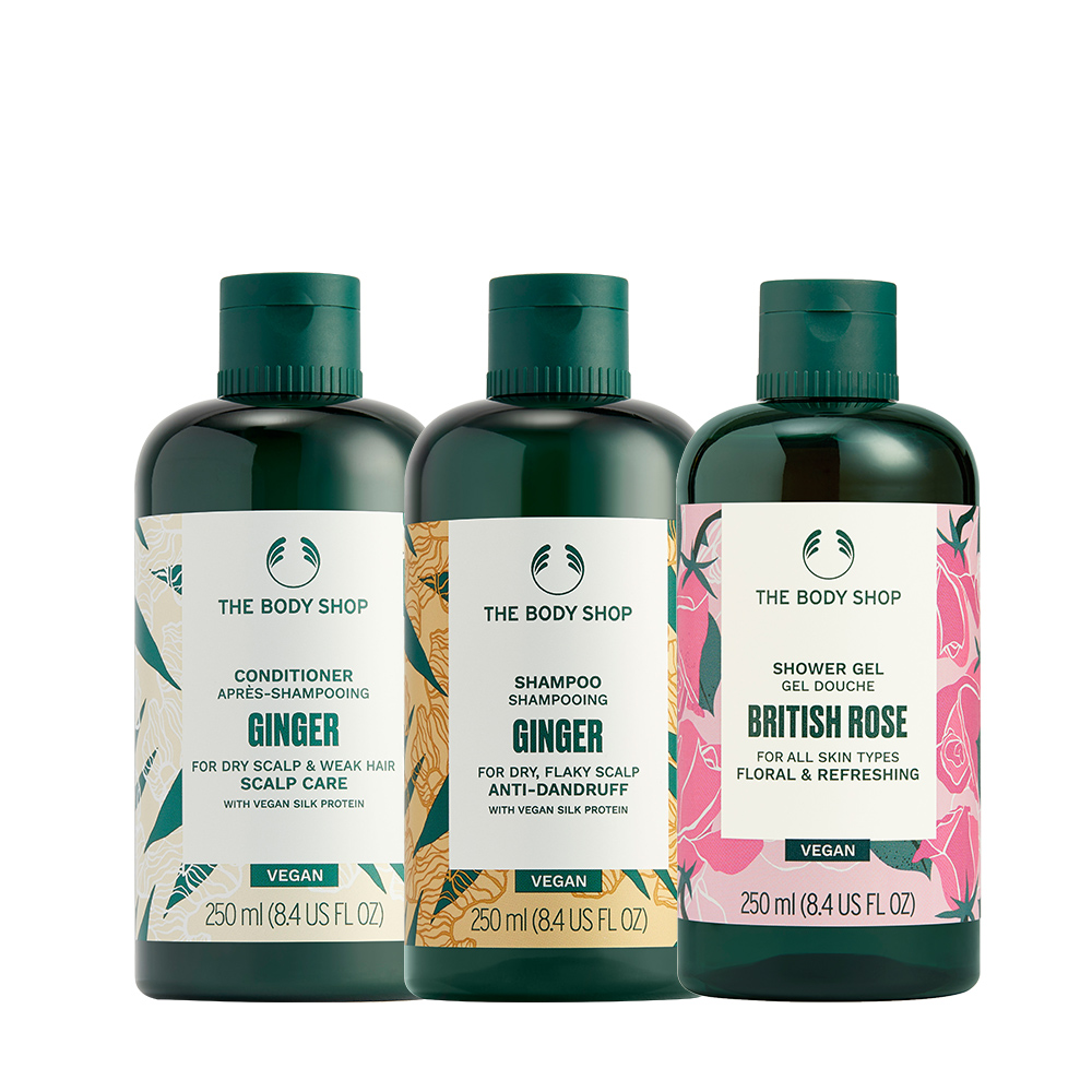 【THE BODY SHOP 美體小舖】植萃洗髮滋養組★蝦皮獨家組合 歷史價格詳細信息