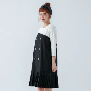 【betty’s 貝蒂思】洋娃娃拼布撞色連帽抽繩T-shirt(共二色) 歷史價格詳細信息