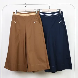 【betty’s 貝蒂思】腰鬆緊跳色線條大口袋短褲(共二色) 歷史價格詳細信息