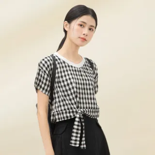 【betty’s 貝蒂思】假兩件綁帶七分袖雪紡上衣(共二色) 歷史價格詳細信息