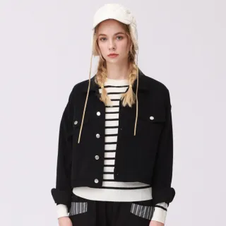 【betty’s 貝蒂思】微短版後開衩拼接圓領T-shirt(共二色) 歷史價格詳細信息