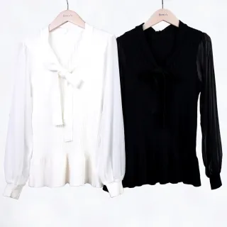 betty’s貝蒂思　拼接細直條紋寬版襯衫(深藍) 歷史價格詳細信息