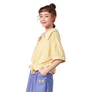 【betty’s 貝蒂思】露營下擺拼接抽繩圓領T-shirt(深藍色) 歷史價格詳細信息