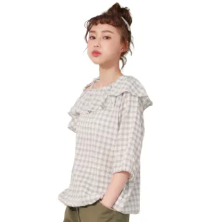 【betty’s 貝蒂思】露肩壓摺蕾絲上衣(淺藍色) 歷史價格詳細信息