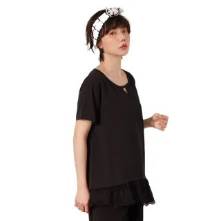 【betty’s 貝蒂思】領口蝴蝶結雪紡短袖襯衫(共二色) 歷史價格詳細信息