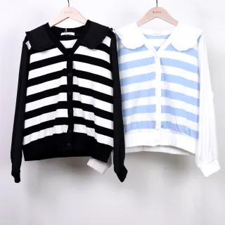 betty’s貝蒂思　開襟拼接透膚雪紡假兩件罩衫(淺灰) 歷史價格詳細信息