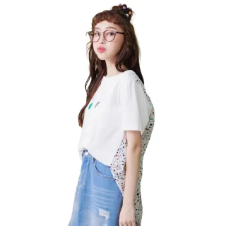 【betty’s 貝蒂思】彩色條紋下擺拼接抽繩長袖T-shirt(綠色) 歷史價格詳細信息