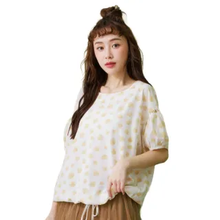 betty’s貝蒂思　滿版愛心印花雪紡上衣(白色) 歷史價格詳細信息