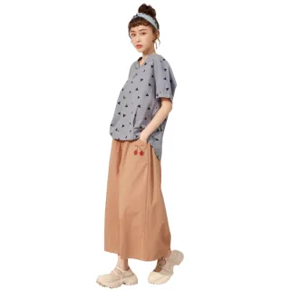 【betty’s 貝蒂思】腰鬆緊口袋印花休閒長褲(米白色) 歷史價格詳細信息