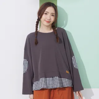 【betty’s 貝蒂思】格子布拼接印花連帽T-shirt(白色) 歷史價格詳細信息