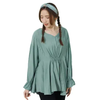 【betty’s 貝蒂思】V領剪接腰抽皺上衣(白色) 歷史價格詳細信息