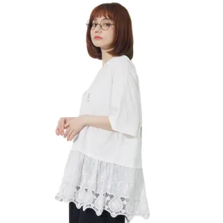 【betty’s 貝蒂思】貝蕾帽印花七分袖T-shirt(白色) 歷史價格詳細信息