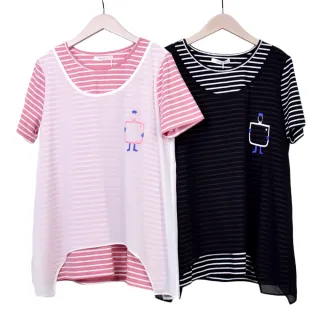 【betty’s 貝蒂思】條紋口袋開襟針織背心上衣(紅色) 歷史價格詳細信息