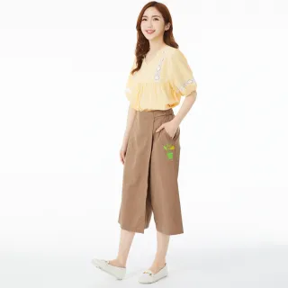 betty’s貝蒂思　仙人掌印花圓領拼布T-shirt (白色) 歷史價格詳細信息