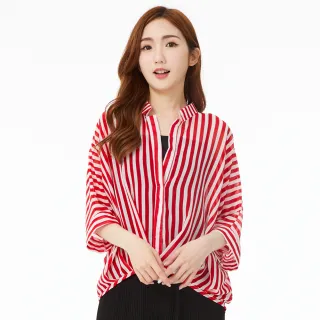 【betty’s 貝蒂思】假兩件條紋翻領雪紡上衣(紅色) 價格比較,價格查詢,歷史價格詳細信息