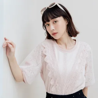 【betty’s 貝蒂思】花花刺繡紗V領T-shirt(共二色) 歷史價格詳細信息