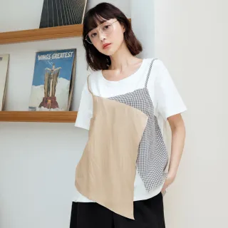 【betty’s 貝蒂思】假兩件拼接寬版上衣(淺粉) 歷史價格詳細信息