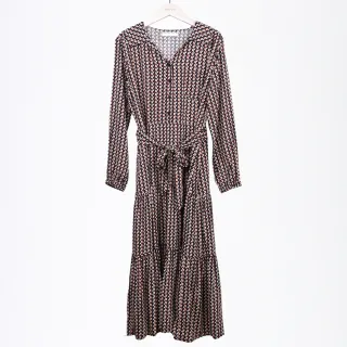 【betty’s 貝蒂思】幾何圖形圓領長袖T-shirt(黑色) 歷史價格詳細信息