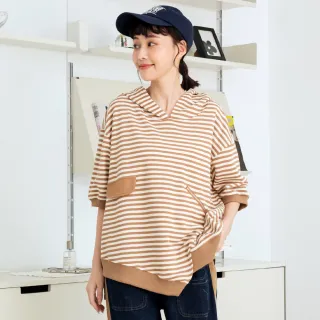 【betty’s 貝蒂思】下擺不對稱拼接短袖T-shirt(粉色) 歷史價格詳細信息