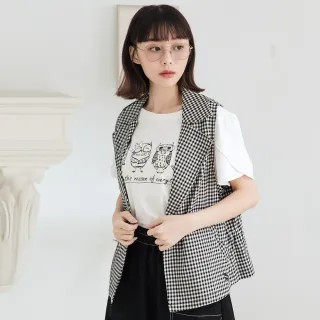 【betty’s 貝蒂思】蝴蝶結色塊印花蕾絲澎袖T-shirt(共二色) 歷史價格詳細信息