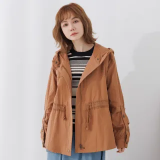 【betty’s 貝蒂思】蕾絲壓褶V領木耳邊襯衫(白色) 歷史價格詳細信息