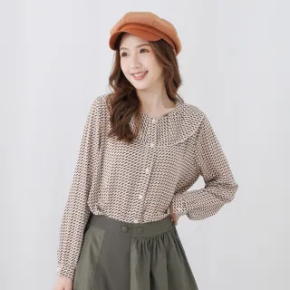 【betty’s 貝蒂思】幾何圖形圓領長袖T-shirt(黑色) 歷史價格詳細信息