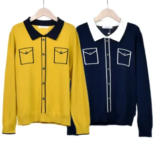 【betty’s 貝蒂思】造型口袋印花拼接上衣(黃色) 歷史價格詳細信息