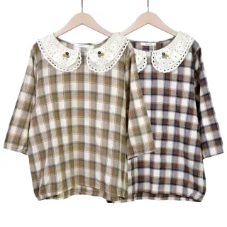 【betty’s 貝蒂思】鏤空蕾絲半開襟立領澎袖T-shirt(黑色) 歷史價格詳細信息