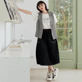 【betty’s 貝蒂思】腰鬆緊跳色線條大口袋短褲(共二色) 歷史價格詳細信息