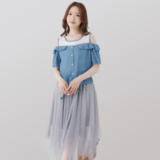 【betty’s 貝蒂思】假兩件不對稱開衩格子上衣(黑色) 歷史價格詳細信息