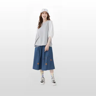 【betty’s 貝蒂思】腰鬆緊小花拼接雪紡長裙(深藕色) 歷史價格詳細信息