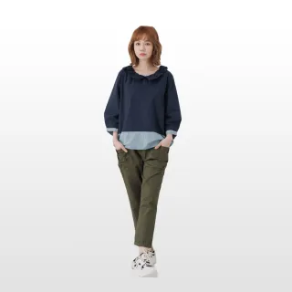 【betty’s 貝蒂思】腰鬆緊綁帶直條紋牛仔褲(黑色) 歷史價格詳細信息