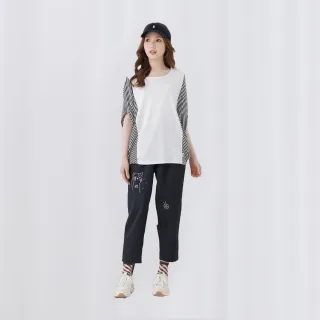 【betty’s 貝蒂思】招牌笑臉橫條紋連帽T-shirt(黑色) 歷史價格詳細信息