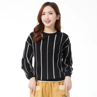 【betty’s 貝蒂思】條紋撞色拼接荷葉邊T-shirt(共二色) 歷史價格詳細信息