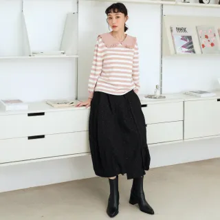 【betty’s 貝蒂思】腰鬆緊點點蛋糕裙(黑色) 歷史價格詳細信息