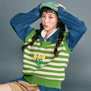 【betty’s 貝蒂思】毛毛玫瑰鈕釦口袋背心(咖啡) 歷史價格詳細信息