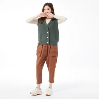 【betty’s 貝蒂思】腰鬆緊口袋印花休閒長褲(米白色) 歷史價格詳細信息